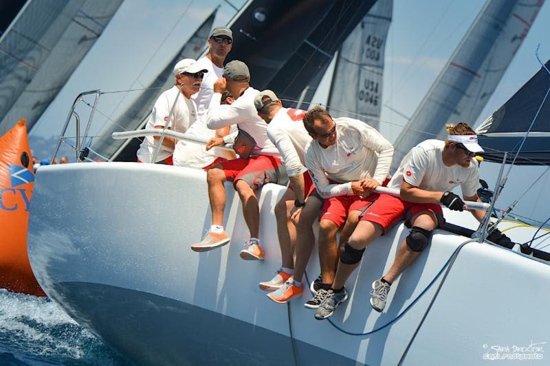 Groovederci, skippered by Santa Barbara resident John Demourkas, has shown it has terrific boat speed on day 2 of the Farr 40 California Cup photo copyright Sara Proctor / www.sailfastphotography.com taken at California Yacht Club and featuring the Farr 40 class