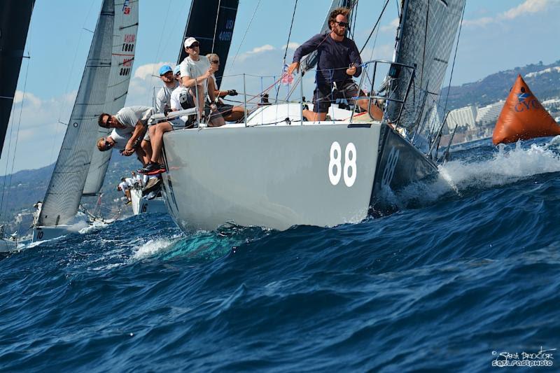 Skipper Zoltan Katinszky and the Corinthian crew aboard White Knight showed significant improvement on day 3 of the Farr 40 California Cup photo copyright Sara Proctor / www.sailfastphotography.com taken at California Yacht Club and featuring the Farr 40 class