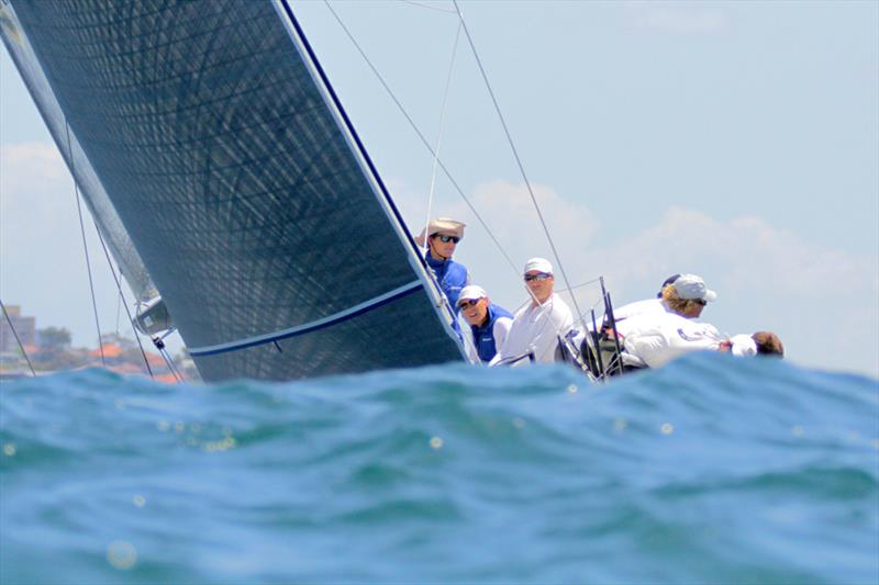 Transfusion on day 1 of the Farr 40 Australian Open Series in Sydney photo copyright Pete Harmsen taken at Middle Harbour Yacht Club and featuring the Farr 40 class