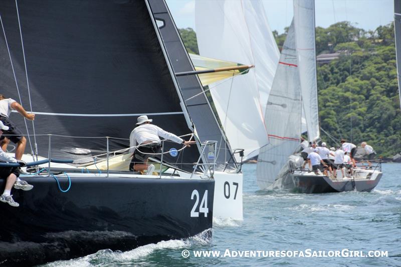 Farr 40 Sydney Open Regatta day 1 photo copyright Nic Douglass / www.AdventuresofaSailorGirl.com taken at Royal Sydney Yacht Squadron and featuring the Farr 40 class