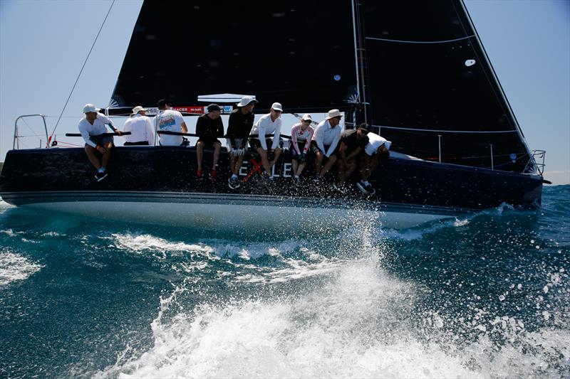 Rob Reynolds' Exile on day 2 of the Farr 40 Newcastle One Design Trophy photo copyright Allan Coker Photography taken at Newcastle Cruising Yacht Club and featuring the Farr 40 class