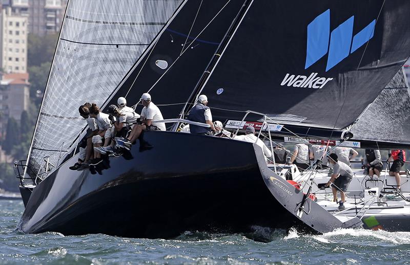 Lang Walker's Kokomo on day 1 of the Farr 40 Nationals in Sydney photo copyright Crosbie Lorimer taken at Royal Sydney Yacht Squadron and featuring the Farr 40 class