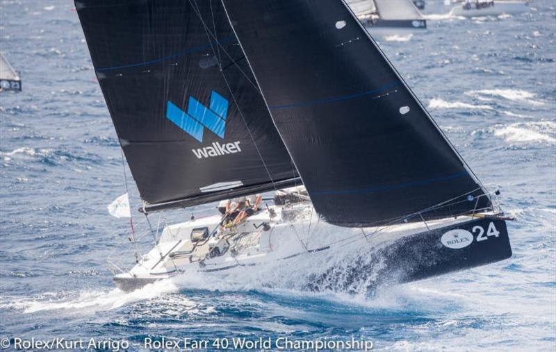 Lang Walker's Kokomo at the 2016 Rolex Farr 40 Worlds photo copyright Rolex / Kurt Arrig taken at Royal Sydney Yacht Squadron and featuring the Farr 40 class