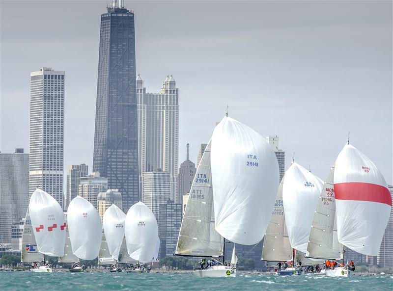 Rolex Farr 40 World Championships day 4 photo copyright Kurt Arrigo / Rolex taken at Chicago Yacht Club and featuring the Farr 40 class