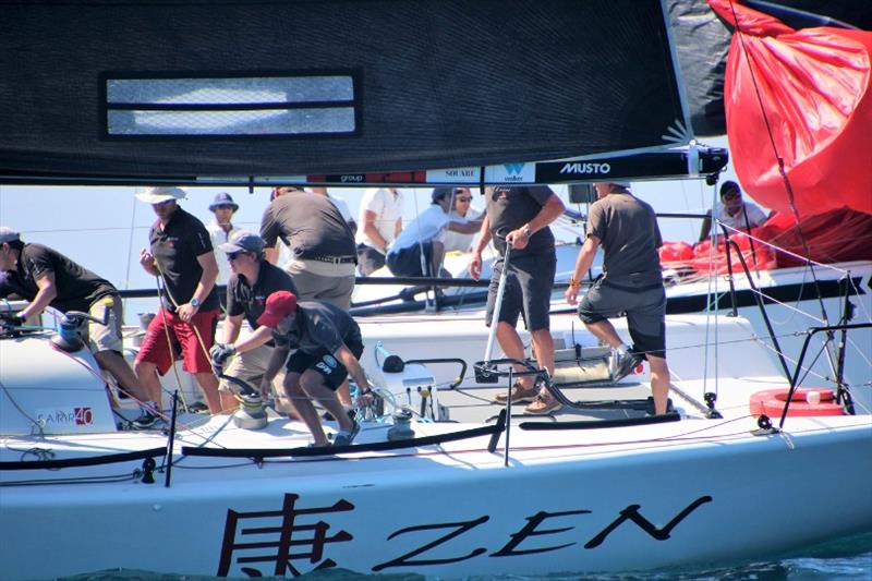 Day 1 - Boat of the day, Zen - Farr 40 National Championship: John Calvert-Jones Trophy photo copyright Jen Hughes taken at Royal Sydney Yacht Squadron and featuring the Farr 40 class