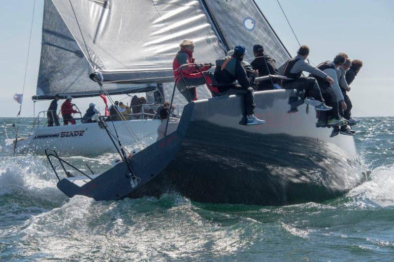 Struntje light iin the prestart. Friday provided fantastic conditions photo copyright Farr 40 Class / Steve Jost taken at Cabrillo Beach Yacht Club and featuring the Farr 40 class