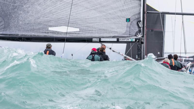 2018 Farr 40 World Championships Day 2 photo copyright Ian Roman / Farr 40 Worlds 2018 taken at Chicago Yacht Club and featuring the Farr 40 class