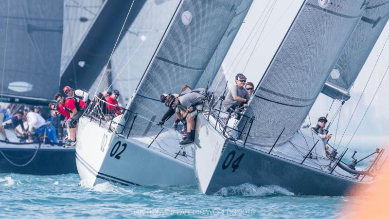 2018 Farr 40 World Championships Day 3 photo copyright Ian Roman / Farr 40 Worlds 2018 taken at Chicago Yacht Club and featuring the Farr 40 class