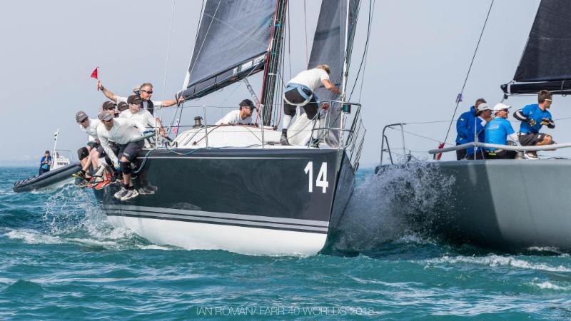 2018 Farr 40 World Championships Day 3 - photo © Ian Roman / Farr 40 Worlds 2018