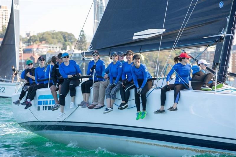 New entry “Finn” owned by Janey and Ian Treleaven photo copyright Jennie Hughes taken at Middle Harbour Yacht Club and featuring the Farr 40 class