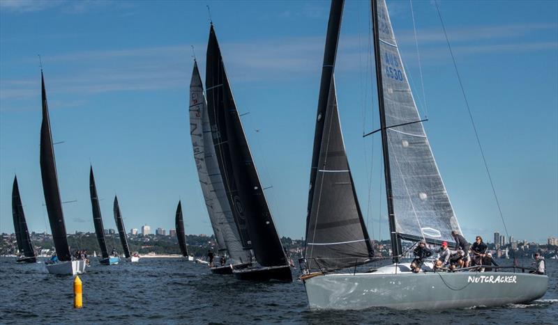 Cannae Turning Saturday - 25th Year Anniversary Regatta photo copyright Marg Fraser-Martin taken at Royal Sydney Yacht Squadron and featuring the Farr 40 class