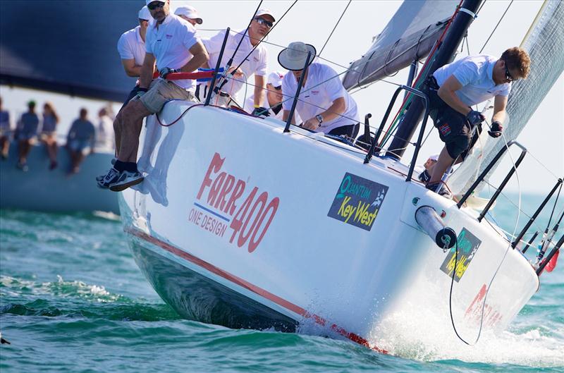 Farr 400 racing on day 1 of Quantum Key West 2013 photo copyright Jesus Renedo taken at  and featuring the Farr 400 class