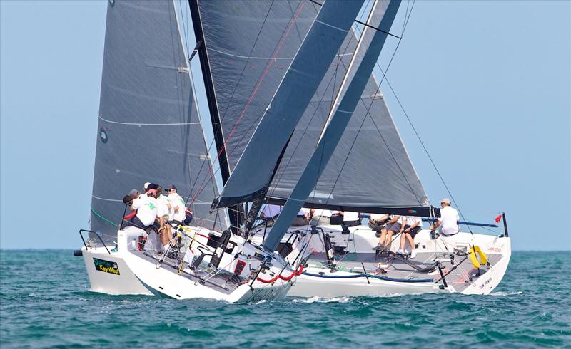 Farr 400 racing on day 1 of Quantum Key West 2013 photo copyright Jesus Renedo taken at  and featuring the Farr 400 class