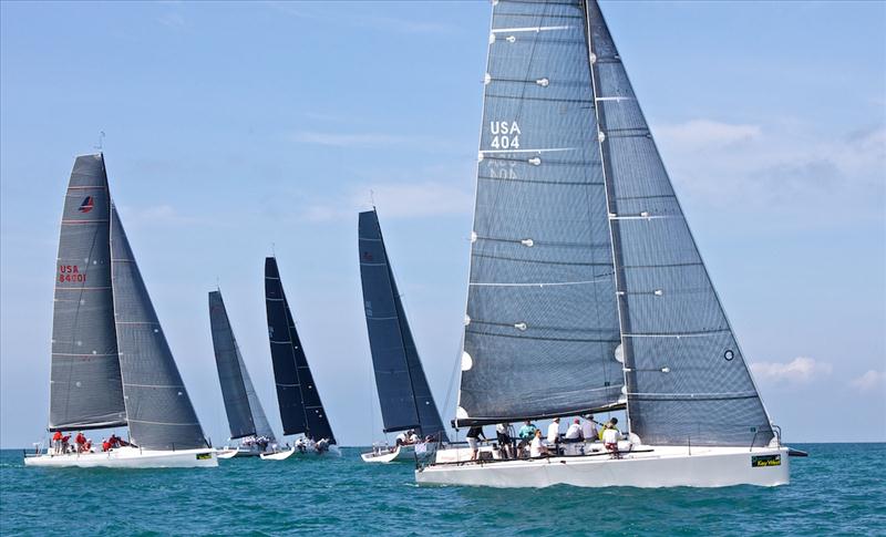 Farr 400 racing on day 1 of Quantum Key West 2013 photo copyright Jesus Renedo taken at  and featuring the Farr 400 class