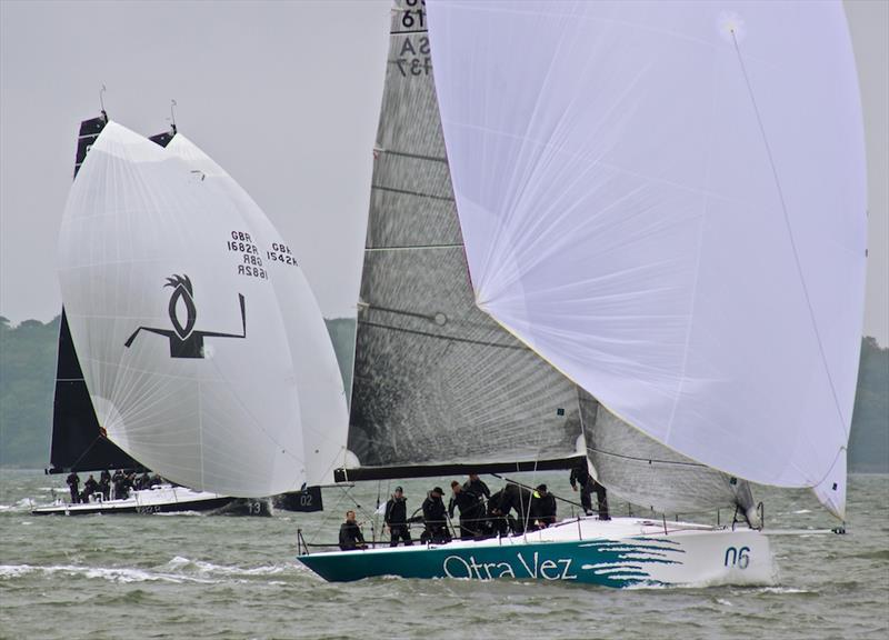 Close racing in the 10-strong Fast40  fleet at the Vice Admiral's Cup photo copyright RORC / Louay Habib taken at Royal Ocean Racing Club and featuring the Fast 40 class