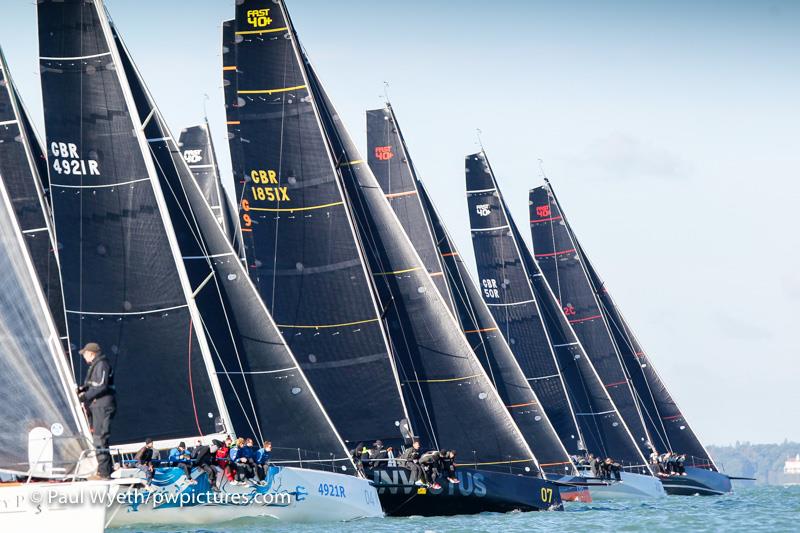 FAST40  season round 5 at the Hamble Winter Series - photo © Paul Wyeth / www.pwpictures.com