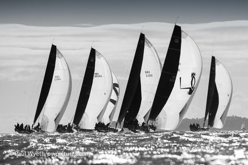 FAST40  season round 5 at the Hamble Winter Series - photo © Paul Wyeth / www.pwpictures.com