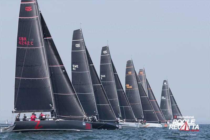 International Paint Poole Regatta 2018 day 1 photo copyright Ian Roman / International Paint Poole Regatta taken at  and featuring the Fast 40 class