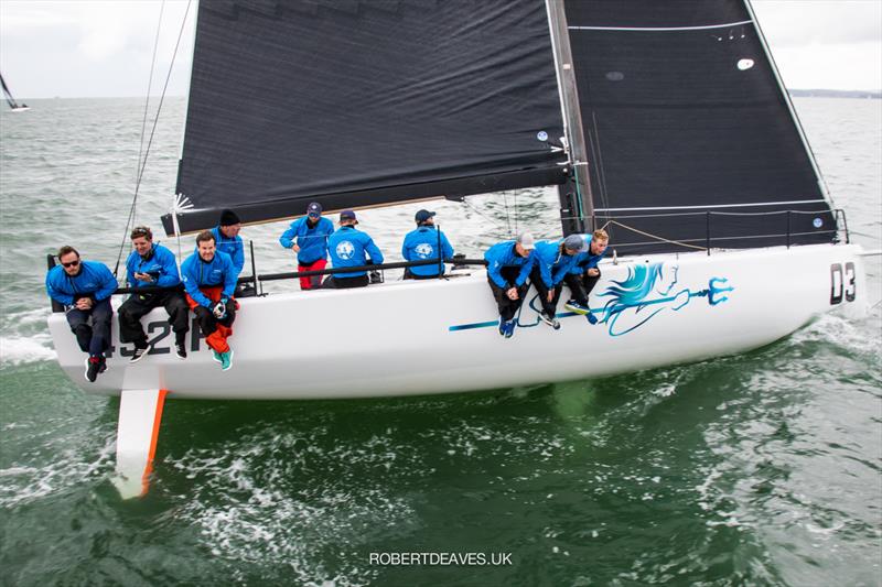 Ino XXX on day 2 of the Vice Admiral's Cup - photo © Robert Deaves / www.robertdeaves.uk