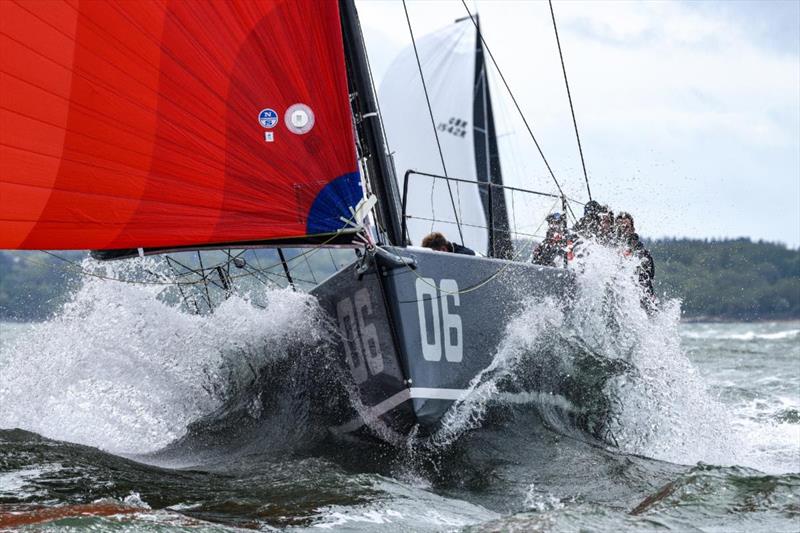 Peter Morton's FAST40  Jean Genie enjoying the competition on day two of the RORC Vice Admiral's Cup - photo © Rick Tomlinson / www.rick-tomlinson.com