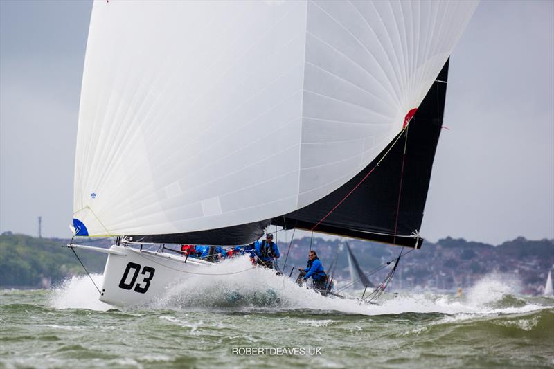 Ino XXX on day 3 of the Vice Admiral's Cup - photo © Robert Deaves / www.robertdeaves.uk