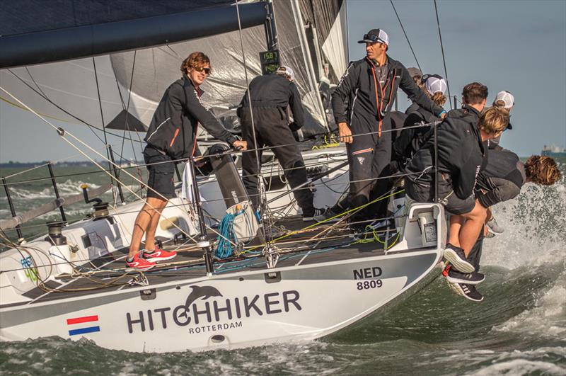 2018 Wight Shipyard One Ton Cup - Day 1 photo copyright VR Sport Media taken at Royal Ocean Racing Club and featuring the Fast 40 class