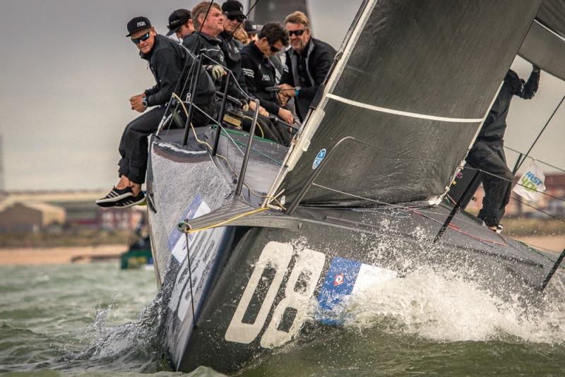 Niklas Zennstrom's Rán photo copyright VR Sport Media taken at Royal Ocean Racing Club and featuring the Fast 40 class