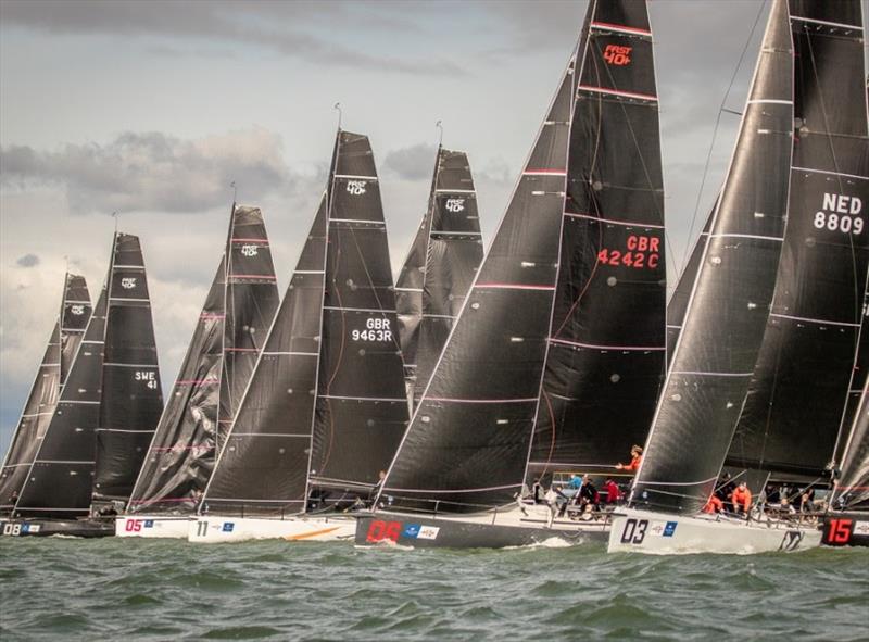 Final day - One Ton Cup - FAST40  Race Circuit Round 5 photo copyright VR Sport Media taken at Royal Ocean Racing Club and featuring the Fast 40 class