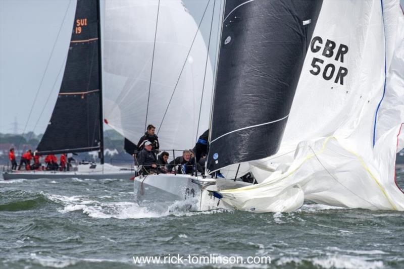 Peter Morton's Girls on Film - RORC IRC Nationals photo copyright Rick Tomlinson / RORC taken at Royal Ocean Racing Club and featuring the Fast 40 class