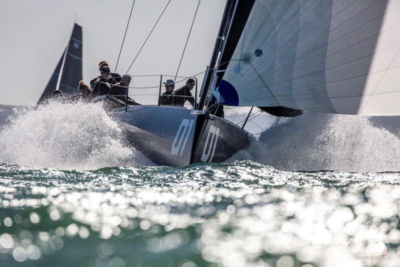 2019 FAST40  One Ton Cup - Day 2 photo copyright Sportography taken at Société des Regates du Havre and featuring the Fast 40 class