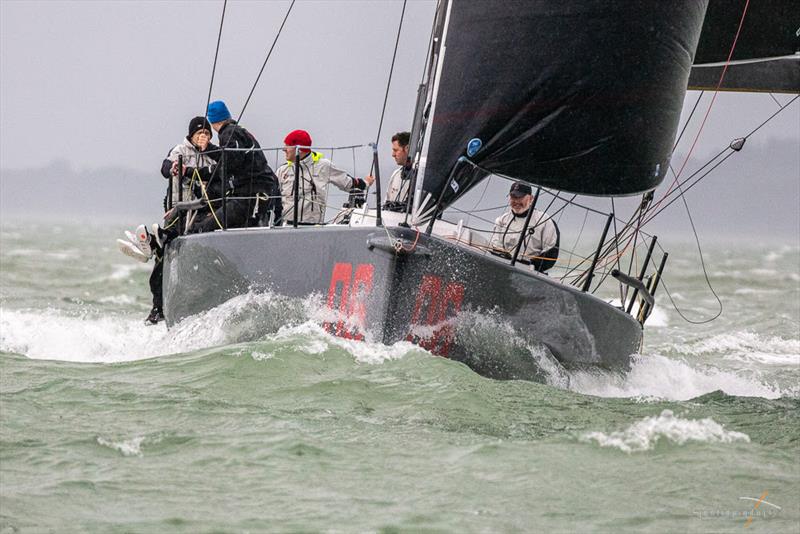 Round 6 – 2019 FAST40  Class Race Circuit photo copyright Sportography Limited taken at Royal Southern Yacht Club and featuring the Fast 40 class