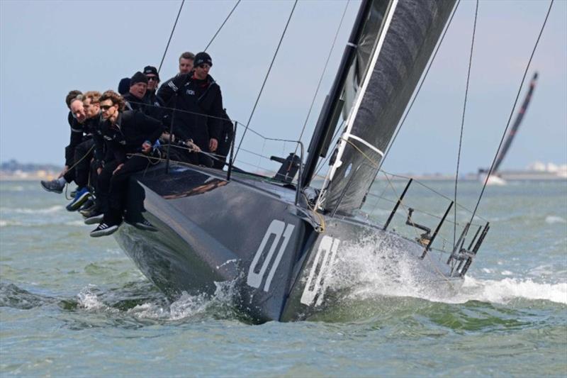 Back to defend their class win from 2019 - Niklas Zennström's FAST40  Rán photo copyright Rick Tomlinson / www.rick-tomlinson.com taken at Royal Ocean Racing Club and featuring the Fast 40 class