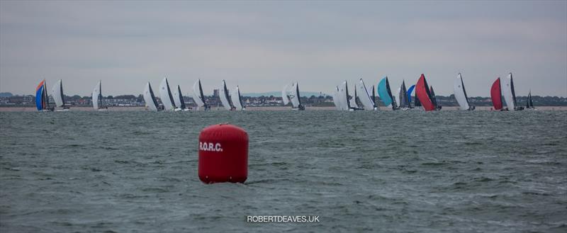 Race 6 - Day 2 of Fast 40  Race Circuit Round 2 at 2021 IRC National Championships photo copyright Robert Deaves taken at Royal Ocean Racing Club and featuring the Fast 40 class