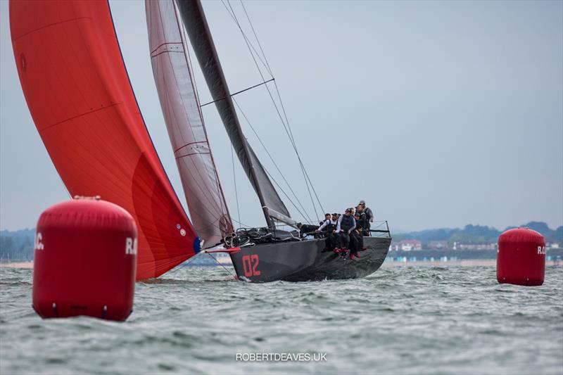 Khumbu - Day 2 of Fast 40  Race Circuit Round 2 at 2021 IRC National Championships photo copyright Robert Deaves taken at Royal Ocean Racing Club and featuring the Fast 40 class