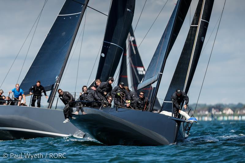 Niklas Zennström's Carkeek 40 Ràn won all three races on RORC Vice Admiral's Cup Day 1 photo copyright Paul Wyeth / www.pwpictures.com taken at Royal Ocean Racing Club and featuring the Fast 40 class