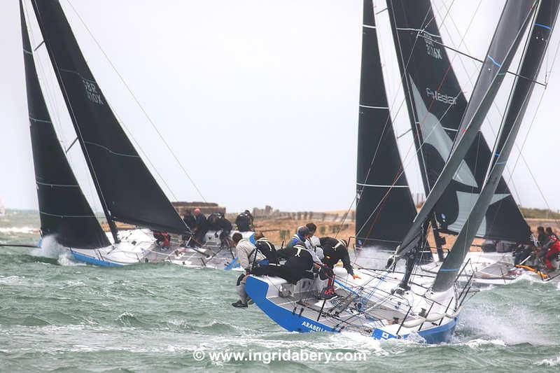 Arabella - Cowes Week day 2 photo copyright Ingrid Abery / www.ingridabery.com taken at Cowes Combined Clubs and featuring the Fast 40 class