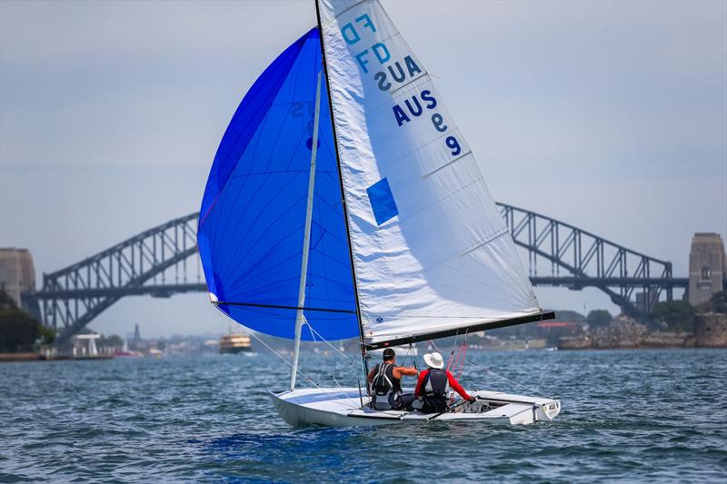 Flying Dutchman on day 3 at Sail Sydney 2014 photo copyright Craig Greenhill / Saltwater Images taken at Woollahra Sailing Club and featuring the Flying Dutchman class