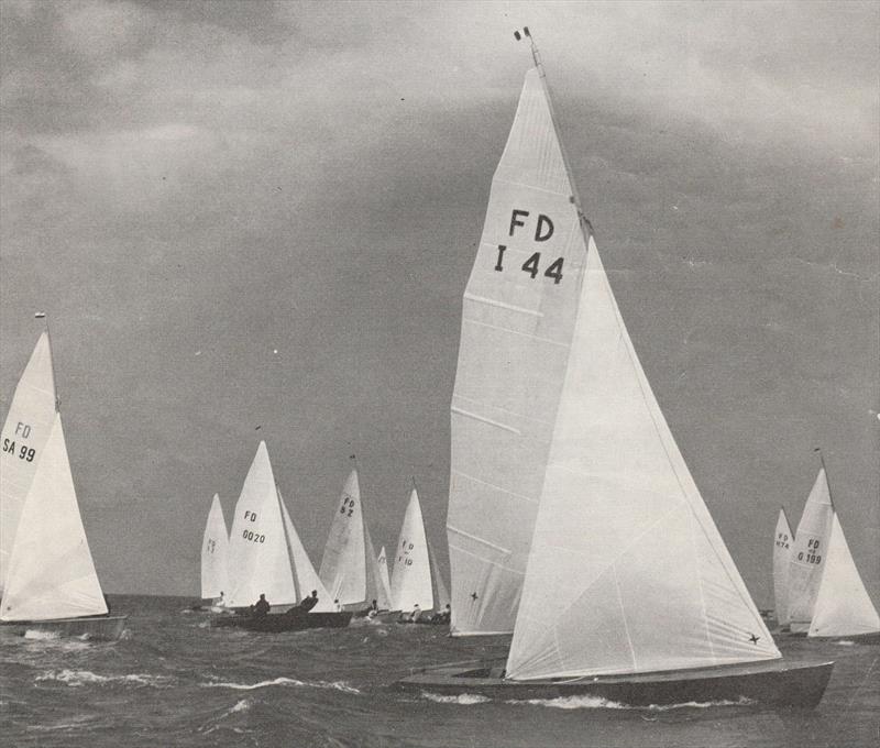 1959 Flying Dutchman Worlds at Whitstable photo copyright Douglas West taken at Whitstable Yacht Club and featuring the Flying Dutchman class
