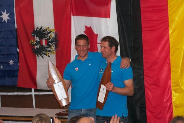 Kay-Uwe Lüdtke/Kai Schäfers finish third in the Flying Dutchman worlds at Santa Cruz Yacht Club photo copyright Richard Phillips taken at Santa Cruz Yacht Club and featuring the Flying Dutchman class