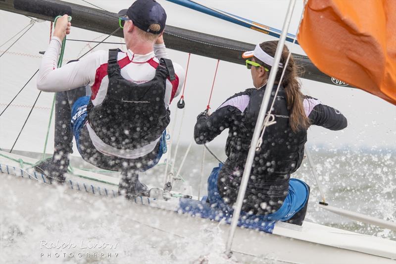 Flying Dutchman World Championship day 3 photo copyright Ralph Linow / www.saralin.de taken at Royal Yacht Club Hollandia and featuring the Flying Dutchman class