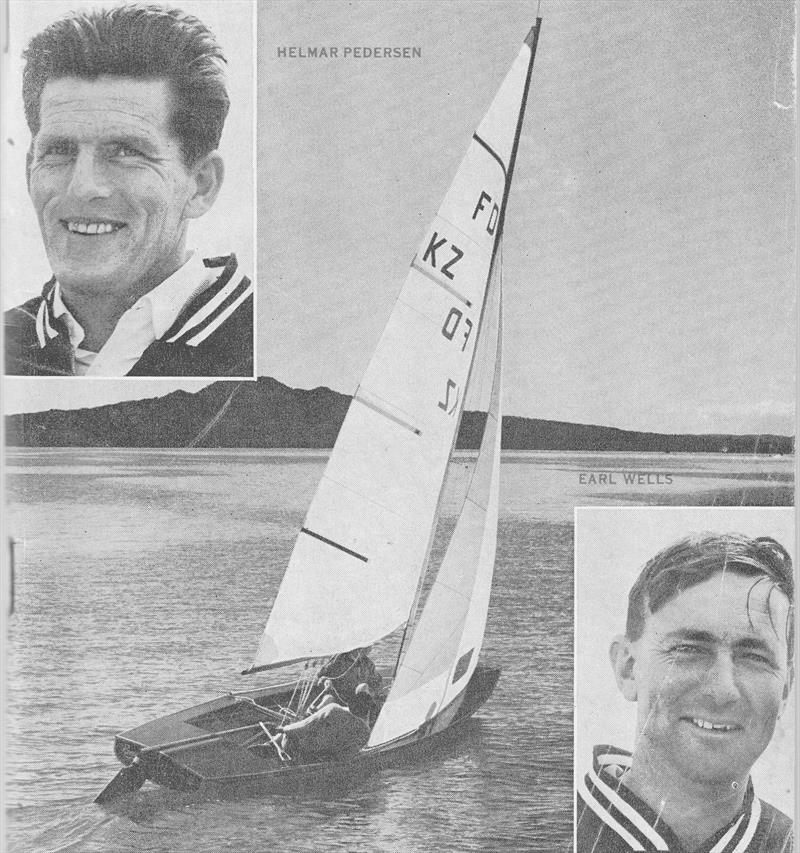 Helmer Pedersen and Earle Wells won New Zealand's second Olympic Sailing Gold Medal at Enoshima in 1964 - photo © Sea Spray