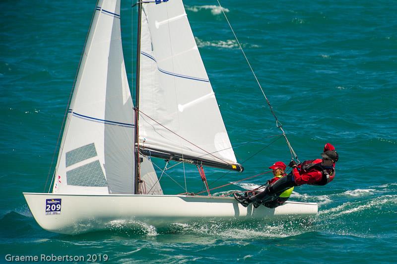 Flying Dutchman World Championship 2019 - Nelson Yacht Club - February 2019 photo copyright Graeme Robertson taken at Nelson Yacht Club and featuring the Flying Dutchman class