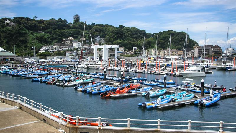 The marina used for coach and official boats - Tokyo2020 - Enoshima - photo © Richard Gladwell / Sail-World.com / nz