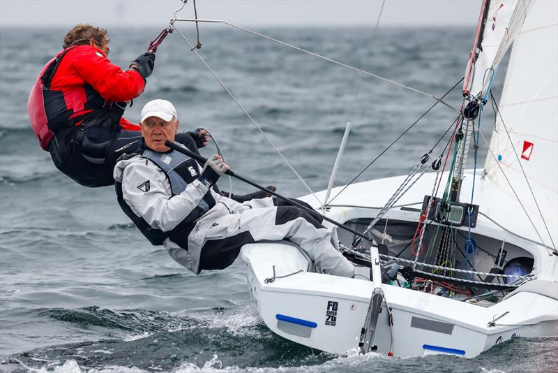 Ulli Libor/Ernst Greten (Norddeutscher Regatta Verein) are the oldest crew at the start. Libor won the 1972 Olympic bronze medal off Kiel and is competing in the Revival and FD-IDM 50 years later photo copyright www.segel-bilder.de taken at Kieler Yacht Club and featuring the Flying Dutchman class