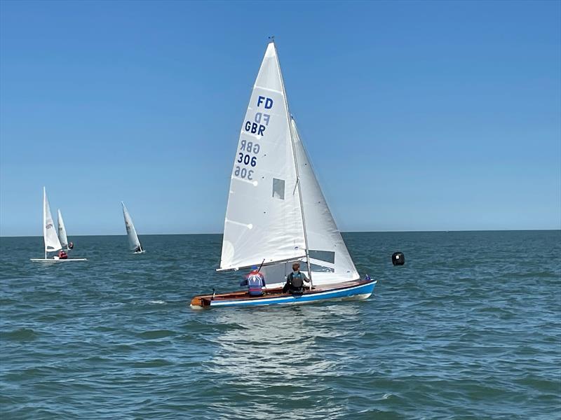 Andy Provan & Harry Wilson's Flying Dutchman during the Whitstable Yacht Club Club Championship 2025 photo copyright Steve Gray taken at Whitstable Yacht Club and featuring the Flying Dutchman class