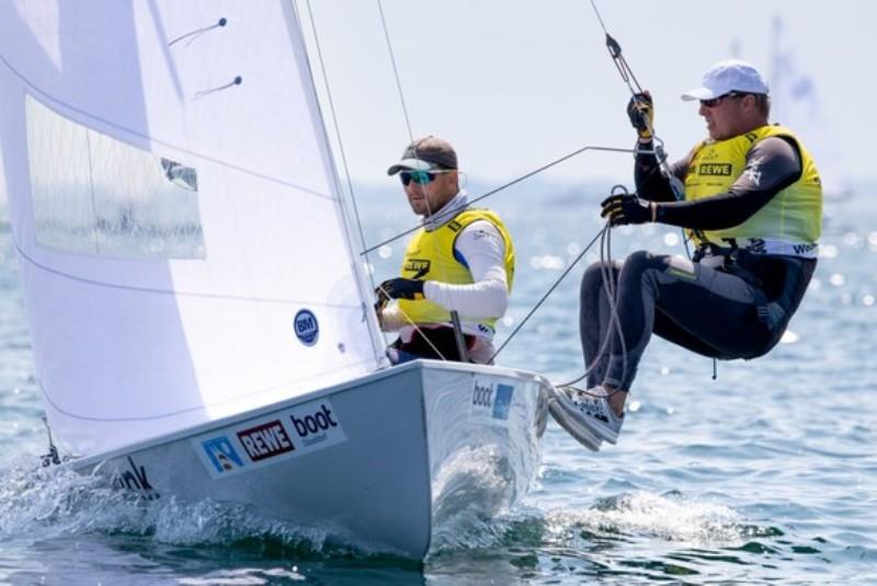 They are once again the benchmark in the FD class: Szabolcs Majthenyi and András Domokos (Hungary) claimed their 15th World Championship title at Kieler Woche photo copyright Christian Beeck / Kieler Woche taken at Kieler Yacht Club and featuring the Flying Dutchman class