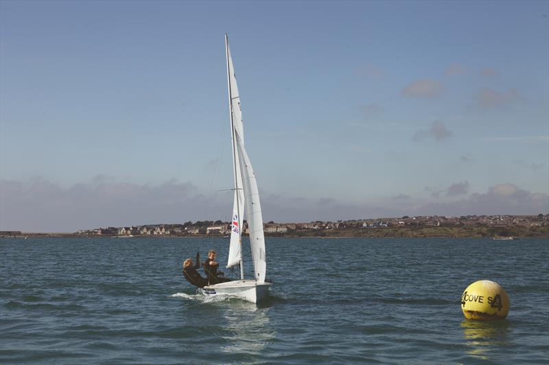 Crewing to Win by Saskia Clark: Pull the boat flat and power over the line at full speed photo copyright Fernhurst Books taken at  and featuring the  class
