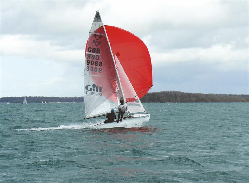 You need full sails on the reach - photo © Fernhurst Books