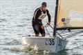 Fionn Lyden finishes 3rd at the 2017 U23 Finn Worlds at Lake Balaton © Robert Deaves