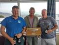 Podium positions at the Finn Traveller and Scottish Championship during the Largs Regatta 2022 © Stewart Mitchell
